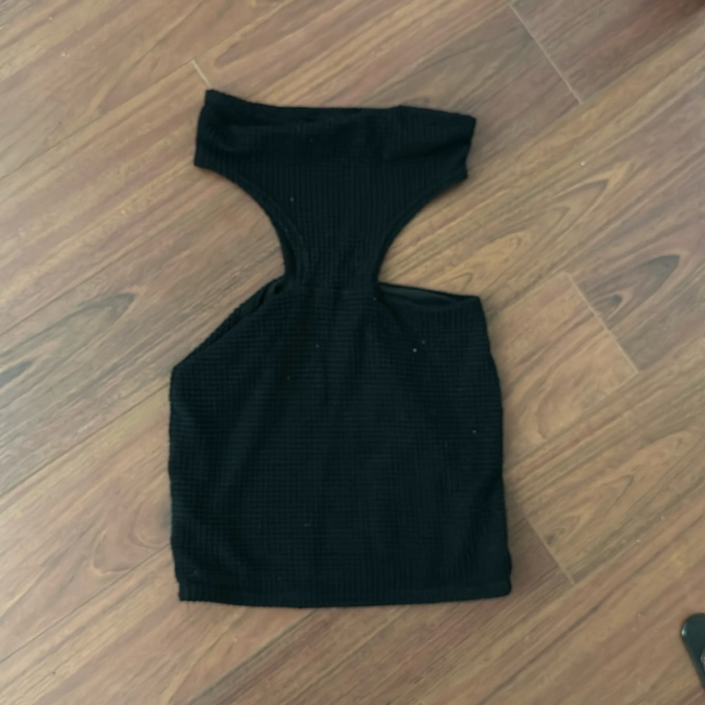Hourglass sexy black dress